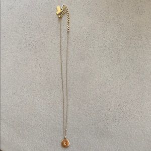Kate Spade ‘one in a million’ K necklace